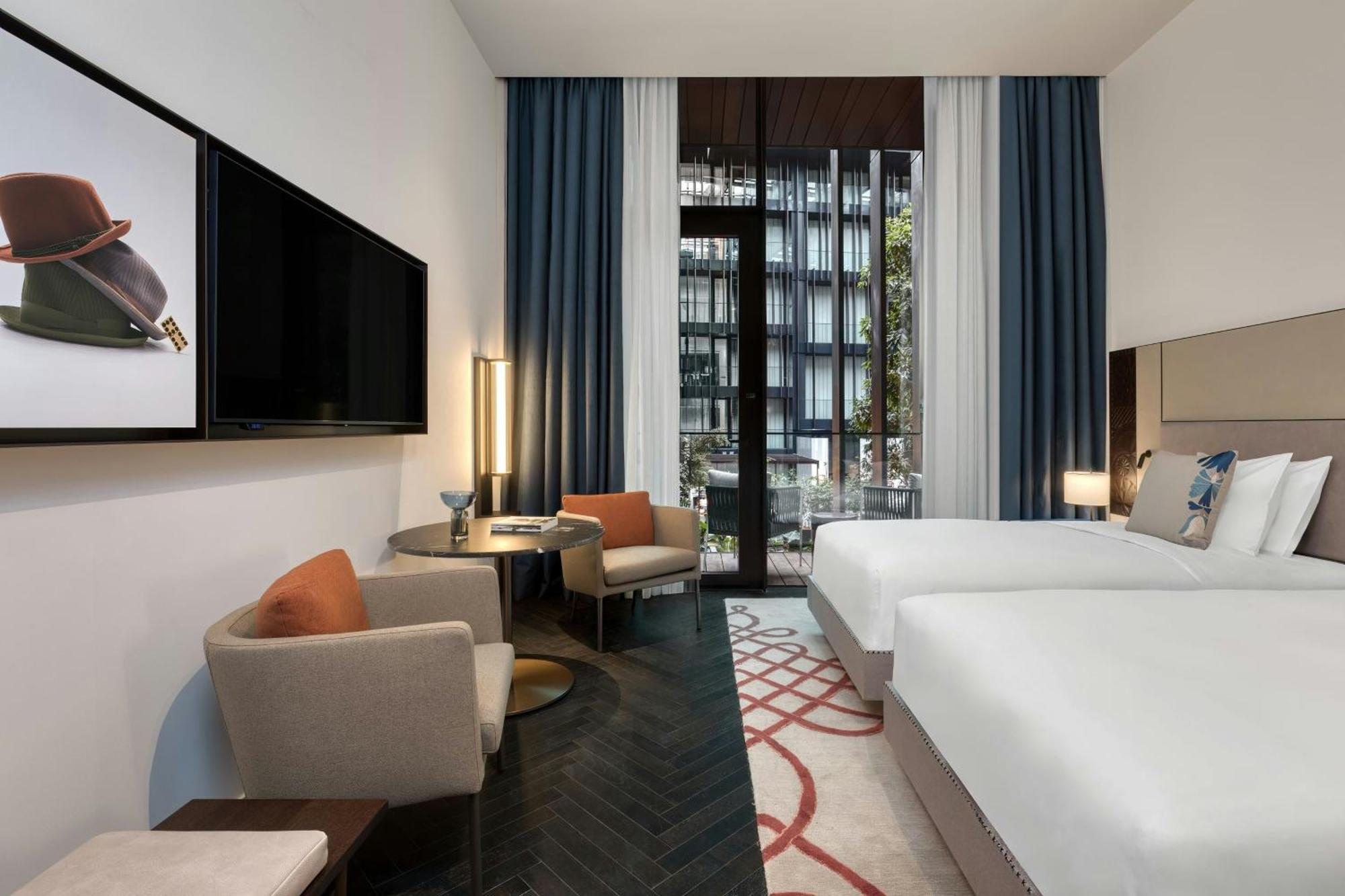 Habitación Doble Atrium con balcón y vistas al atrio - 2 camas