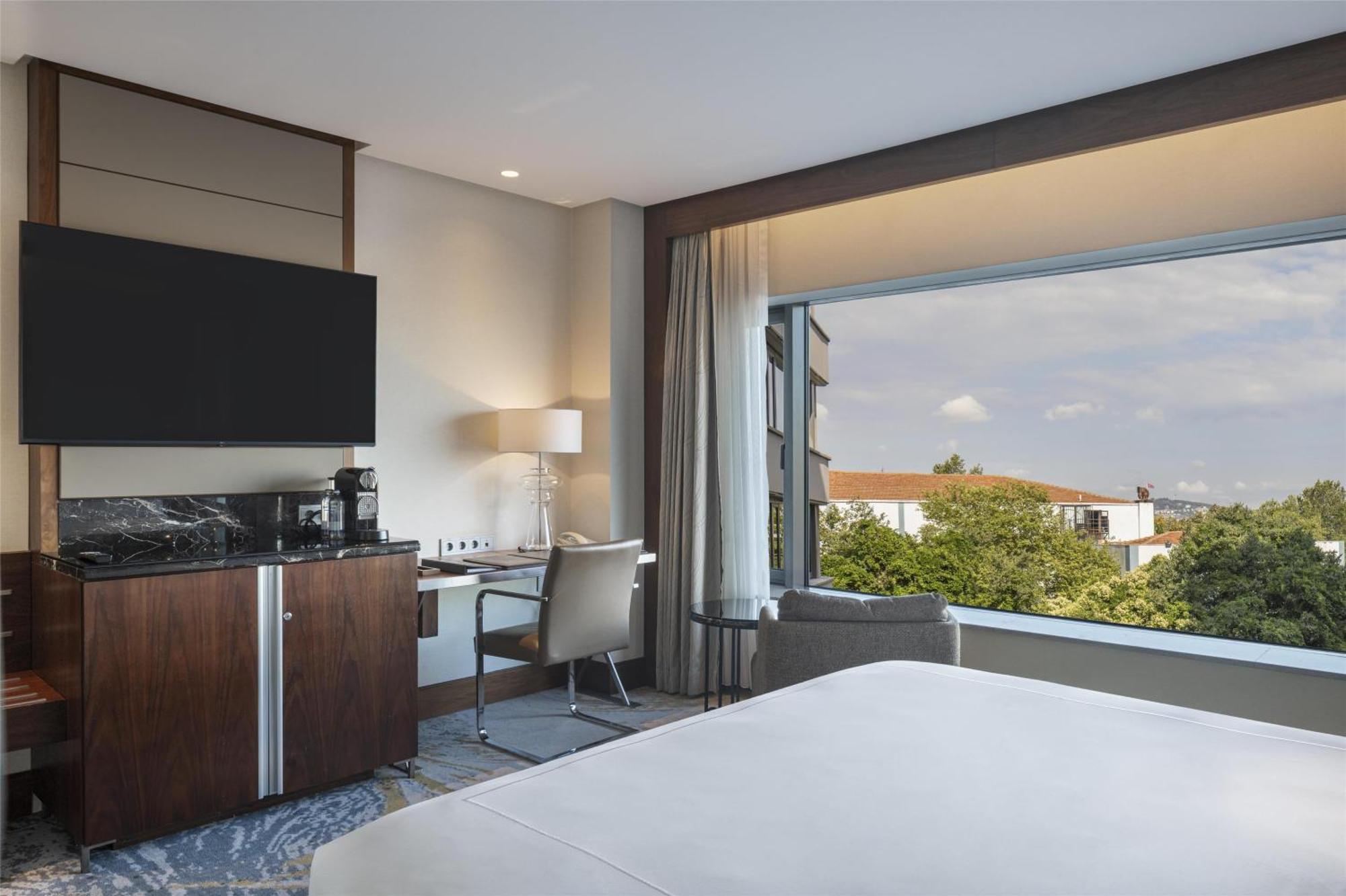 Habitación Doble Deluxe con cama grande y vistas al Bósforo
