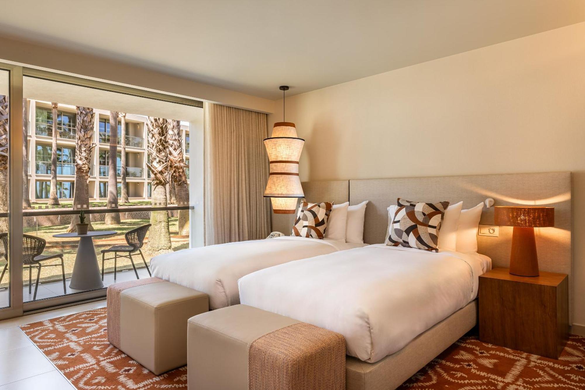 Premium Twin Room Two Twin Beds Balcony Resort View